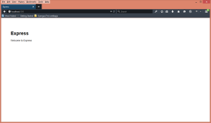 Express kezdőoldal express_default_page
